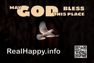 May God bless this place-dove