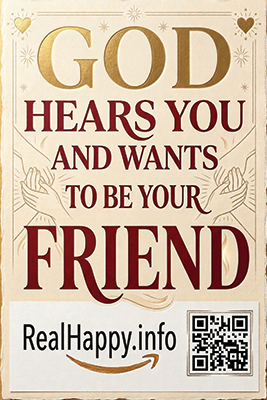 God hears you and wants to be your friend